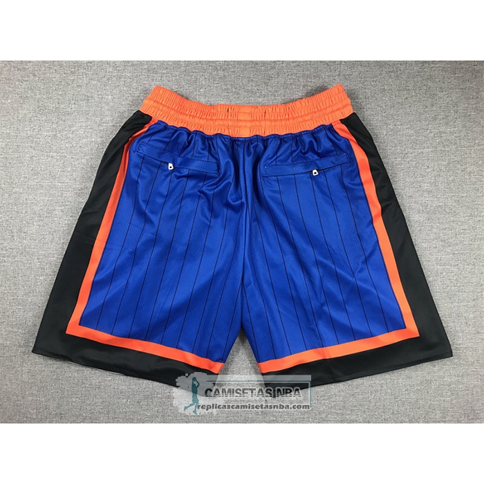 Pantalone New York Knicks Ciudad 2024 Just Don Azul